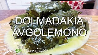 DOLMADAKIA  EASY GREEK DOLMADAKIA RECIPE [upl. by Yeliac]