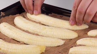 Mettez 10 moitiés de bananes sur le gâteau Ça en jette [upl. by Ardnos]