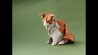 Origami cat by Katsuta Kyohei [upl. by Wade]