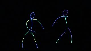 Glow Stick People Dance [upl. by Eimmak]