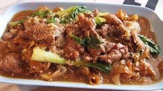 Super Easy Beef Hor Fun 豉汁滑蛋牛河 Chinese Rice Noodles w Beef in Black Bean Sauce Recipe [upl. by Anerac]