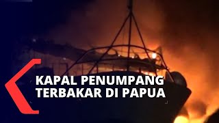 Kapal yang Angkut 110 Penumpang Terbakar Diduga Api dari Puntung Rokok [upl. by Gladys]