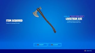 How to Get LEVIATHAN AXE PICKAXE for FREE in Fortnite Freezing Burst Emote [upl. by Aneekan]