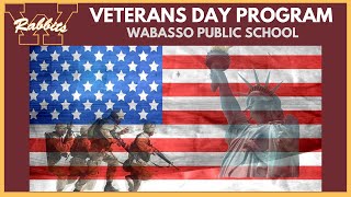 WABASSO PUBLIC SCHOOL VETERANS DAY PROGRAM  2023 [upl. by Gaskins]