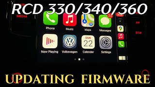 GUIDE  How to update the system firmware of RCD 330340360 units [upl. by Ramedlav22]