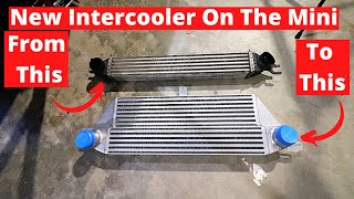 How to InstallUpgrade The Intercooler on R56 Mini Cooper S N14 ampN18 [upl. by Valente]