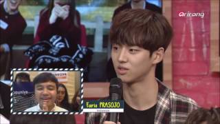 Pentagon Hongseok speaking english on ASC [upl. by Aimit]