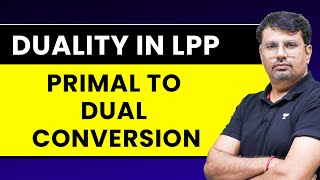 Duality in Linear Programming  Primal to Dual Conversion  LPP [upl. by Lavotsirc]