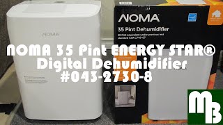 Canadian Tire NOMA 35 Pint ENERGY STAR® Digital Dehumidifier 04327308  Review [upl. by Ramirolg983]