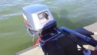 All welded 1436 Jon boat paired with Yamaha 8 HP [upl. by Saffian554]