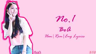 BoA 보아  No1 HanRomEng Lyrics [upl. by Russon]