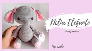 Elefante Amigurumi  Tutorial parte 12 by Kalú [upl. by Ttenaj226]