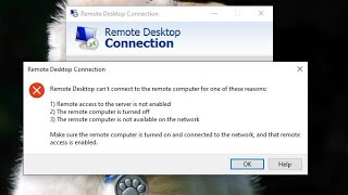 Troubleshooting Windows remote desktop connection problems [upl. by Akcirederf424]