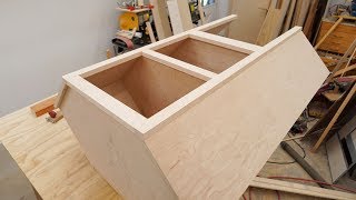 Making A Corner Cabinet  Kitchen Cabinet [upl. by Lebar522]