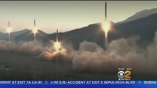 Vandenberg Air Force Base Launching Missile Defense Test Tuesday [upl. by Nyladnohr]