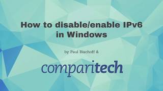 How to disable or enable IPv6 in Windows [upl. by Mllly]