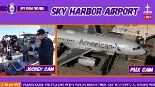 LIVE AIRPORT ACTION at Phoenix Sky Harbor Airport PHX [upl. by Lon]