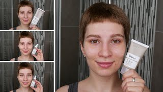 How to use The Ordinary Niacinamide Alpha Arbutin and Azelaic Acid  Full Demonstration on Face [upl. by Dnomso18]