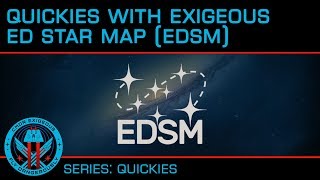 Quickies ED Star Map EDSMnet [upl. by Oryaj]