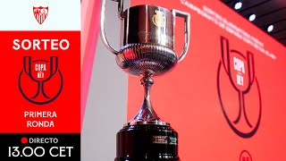 Sorteo Copa del Rey EN DIRECTO 📡 [upl. by Marra]