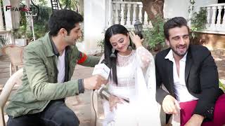 Ishq me Marjawa  Special Jenga game segment with Helly Rrahul amp Zain Fun masti with cast on set [upl. by Ehsiom]