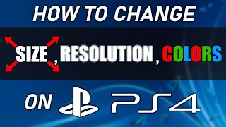 How to change PS4 video settings like screen size resolution and color range  SCG 2020 [upl. by Barrett248]