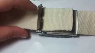 How to use a military style buckle [upl. by Hsetirp]