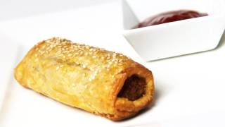 How To Make Sausage Rolls  Video Recipe [upl. by Pierre497]