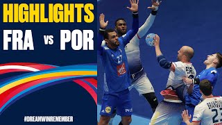 France vs Portugal Highlights  Day 2  Mens EHF EURO 2020 [upl. by Yuk602]