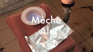 Tuto coiffure meches aluminium [upl. by Herwin]