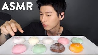 ASMR MOCHI ICE CREAM No Talking Soft Chewy Eating Sounds  Zach Choi ASMR [upl. by Bible]