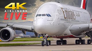 🔴 Manchester Airport LIVE in 4K [upl. by Webber575]