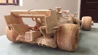 Wood Carving  New Ferrari SF1000 2020  F1 Racing Car  Woodworking Art [upl. by Karol]