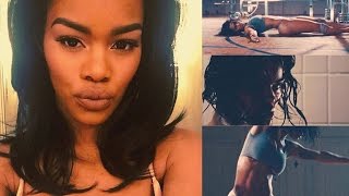 7 Things To Know About Teyana Taylor the Star of Kanye Wests Hot Fade Video [upl. by Hnamik696]