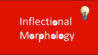 Inflectional Morphology [upl. by Ahseinet]