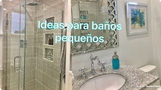 Ideas para baños pequeños  como organizo baño pequeño  tour baño [upl. by Schaab813]