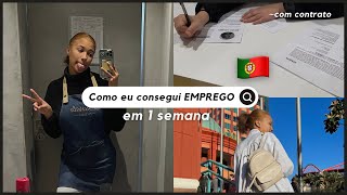 COMO CONSEGUIR EMPREGO RÁPIDO EM PORTUGAL  2023 [upl. by Erida678]