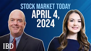 Stock Market Today April 4 2024 [upl. by Herzen]