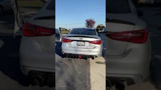 Q50 30t Best Sounding Exhaust Setup [upl. by Shirline]