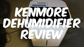 Kenmore KM50 Dehumidifier 50 Pint Review Basement Moisture Fix [upl. by Einaej]