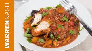 Chicken Cacciatore Recipe  Traditional Italian Hunters Stew  Recipes by Warren Nash [upl. by Snider]