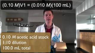 Dilution and Solution Preparation [upl. by Wilburn95]