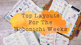 Top Hobonichi Weeks Layouts [upl. by Novyak]