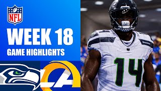 Seahawks vs Rams Week 18  Madden 25 Simulation Highlights [upl. by Bevvy647]