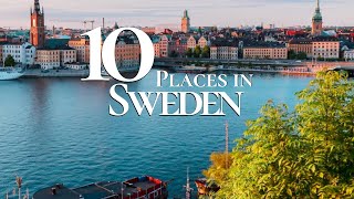 10 Beautiful Places to Visit in Sweden 4K 🇸🇪  Sweden Travel Guide [upl. by Reube657]