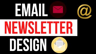 Mailchimp Email Newsletter Template Design Tutorial [upl. by Pellet]