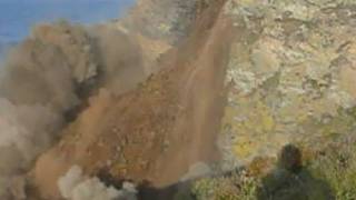 CLIFF COLLAPSE Dramatic coastal erosion in Cornwall [upl. by Ynos]