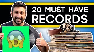 Top 20 Records You Need For Your Vinyl Collection  Essential Albums To Own Rock Jazz Rap Indie [upl. by Hailed640]