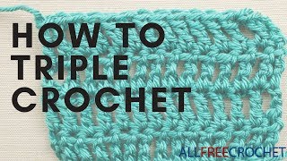 How To Triple Crochet [upl. by Damle]