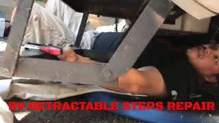 DIY RV RETRACTABLE STEP REPAIR [upl. by Gowon]